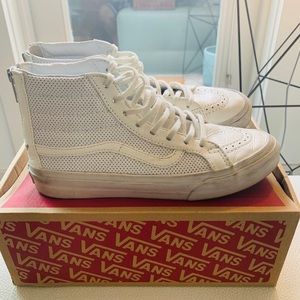 VANS leather sk8 hi